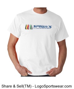 Gildan 100% Cotton Adult T-Shirt (White) Design Zoom