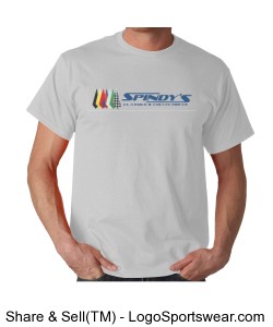 Gildan 100% Cotton Adult T-Shirt (Ash) Design Zoom